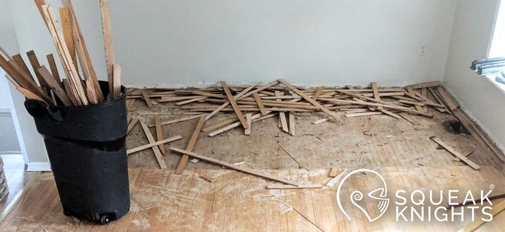 constructing floor