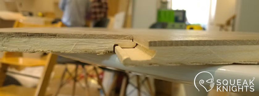 Interlocking system of Engineered Flooring is similar to Laminate Flooring