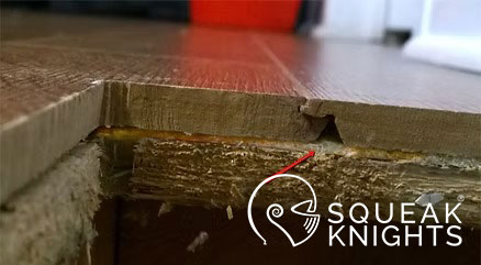 Foam underpad between subfloor and MDF based Engineered Hardwood