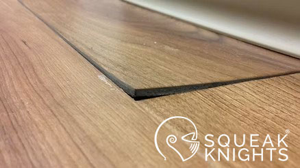 Delaminated, warped engineered hardwood