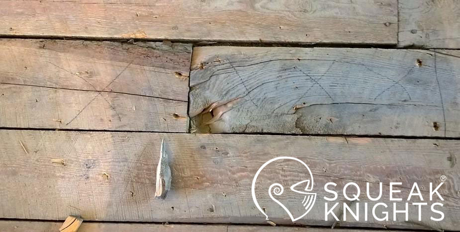 damaged floor