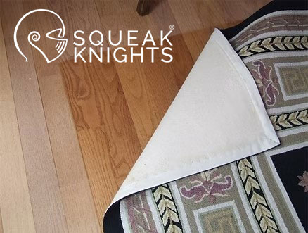 UV Damaged Floor Around Rug